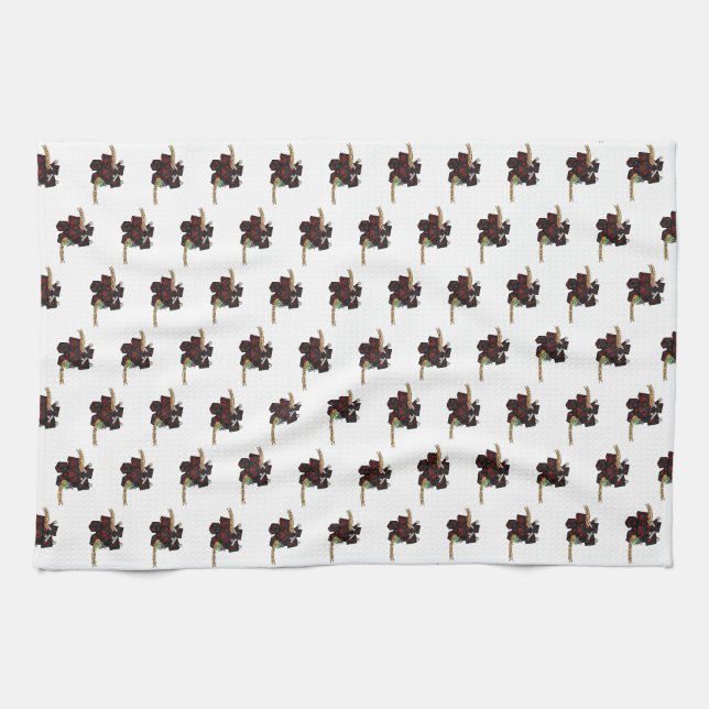 Rogue Dice Design Tea Towel (Horizontal)
