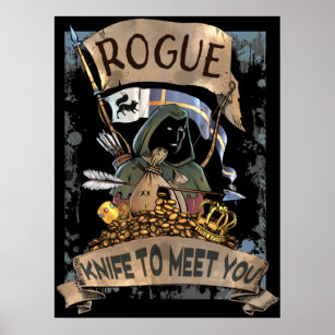Rogue Knife To Meet You Poster