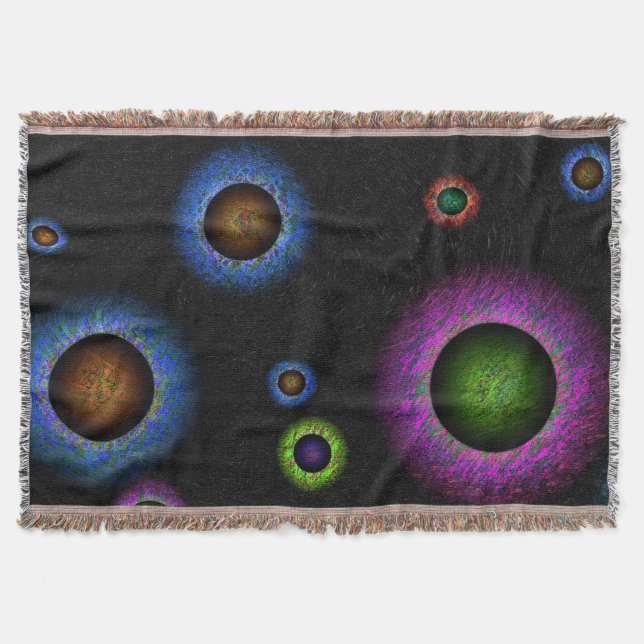 Rogue Planets Throw Blanket (Front)