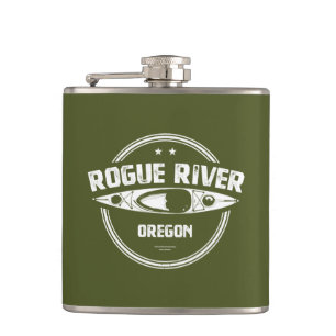 Rogue River, Oregon Hip Flask