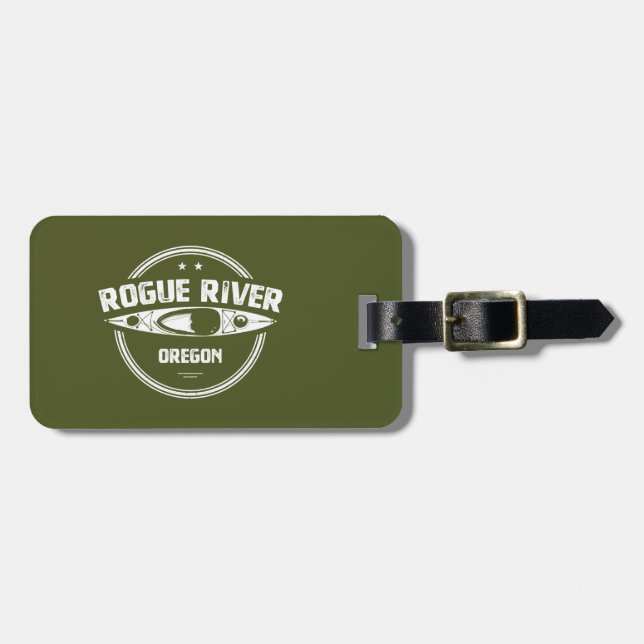 Rogue River, Oregon Luggage Tag (Front Horizontal)