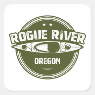 Rogue River, Oregon Square Sticker