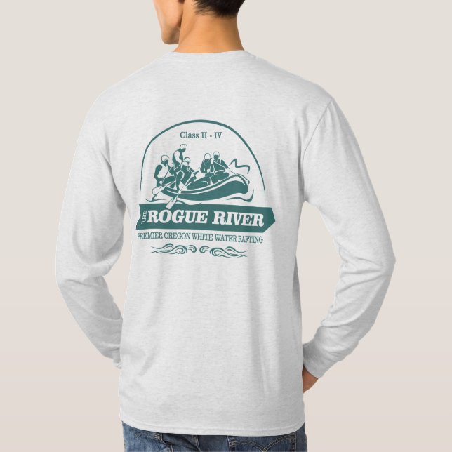 Rogue River (rafting2) T-Shirt (Back)