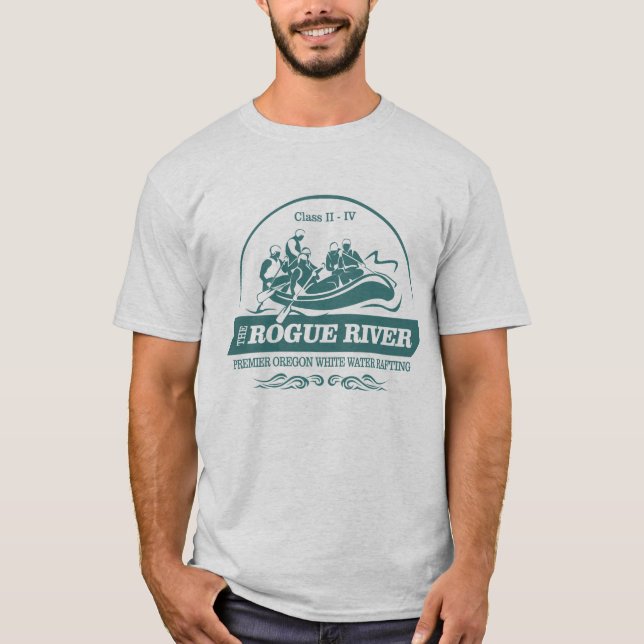 Rogue River (rafting2) T-Shirt (Front)