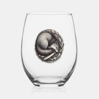 Rogue & Rye Stemless Wine Glass
