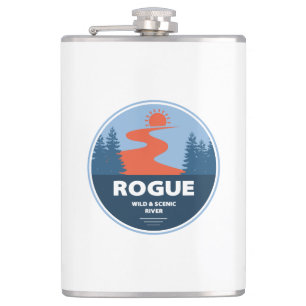 Rogue Wild And Scenic River Hip Flask
