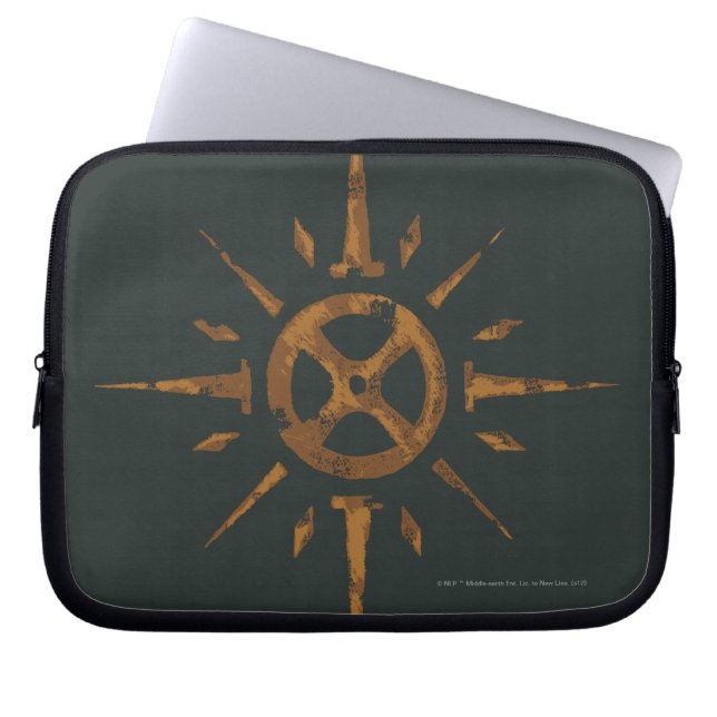 Rohan Crest Laptop Sleeve (Front)