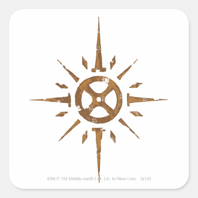 Rohan Crest Square Sticker (Front)