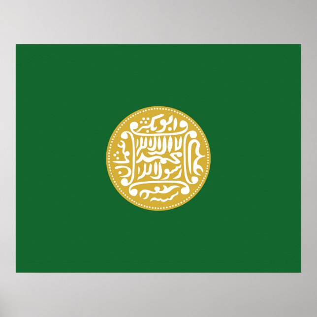 Rohingya Muslim Flag Poster (Front)