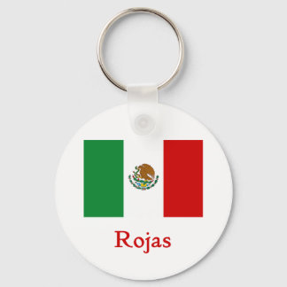 Rojas Mexican Flag Key Ring