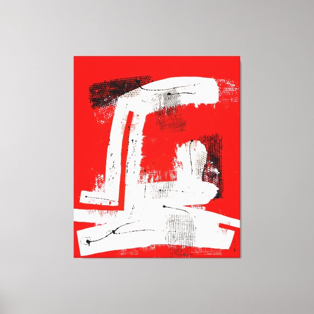 Rojo #102 canvas print (Front)