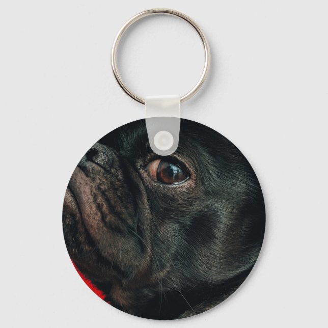 rojo dog key ring (Front)