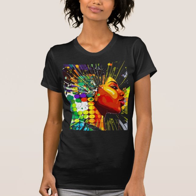 Rokclonedesigns T-Shirt _2025 Art Intelligence Tri (Front)