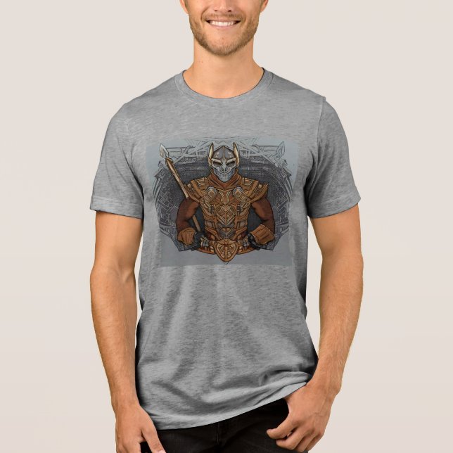 Rokclonedesigns T-Shirt _2025 Art Intelligence Tri-Blend Shirt (Front)