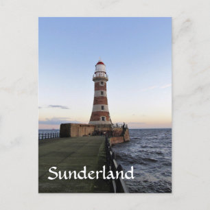 Roker Lighthousem, Sunderland uk Postcard