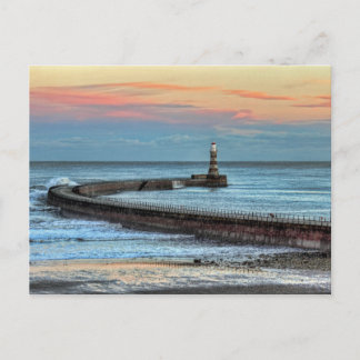 Roker Pier and Lighthouse Postcard