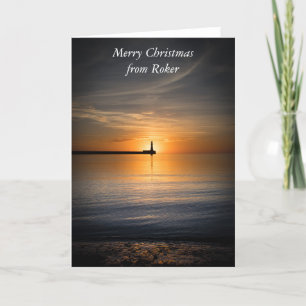 Roker Sunrise Greeting Card