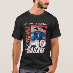 Roki Sasaki Los Angeles D MLB Baseball Players ML T-Shirt