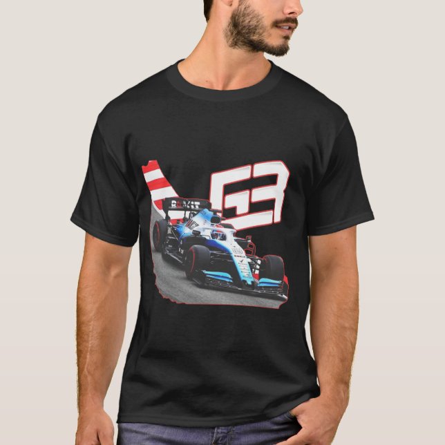 ROKiT Williams Racing, George Russell,Robert Kubic T-Shirt (Front)