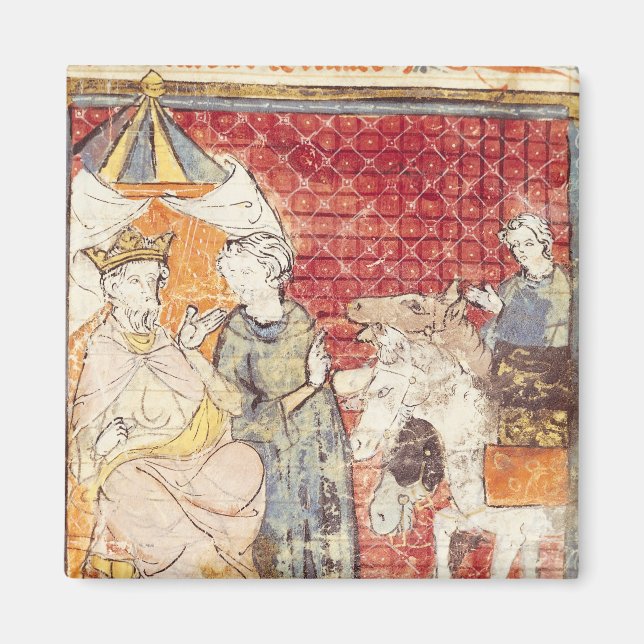 Roland Bidding Farewell to Charlemagne Magnet (Front)