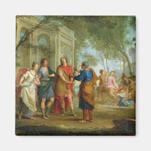 Roland Learns of the Love of Angelica and Medoro Magnet