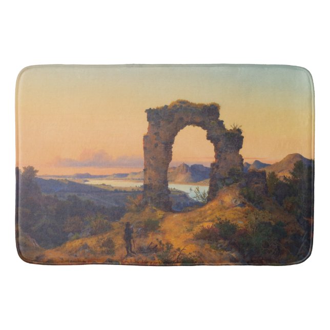 Roland's Arch (by Andreas Achenbach) Bath Mat (Front)