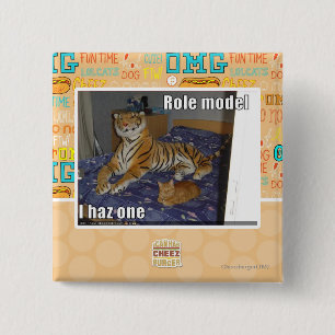 Role Model, I haz one 15 Cm Square Badge