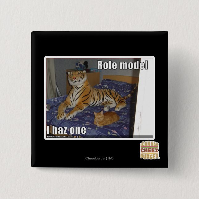 Role Model, I haz one 15 Cm Square Badge (Front)
