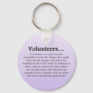 Role of Volunteers Key Ring