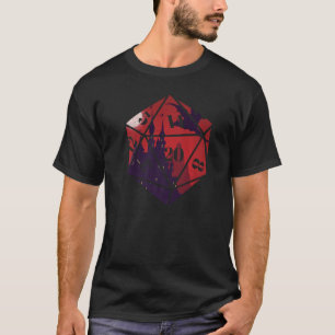 Role Playing Game RPG Dice with dragon role playin T-Shirt