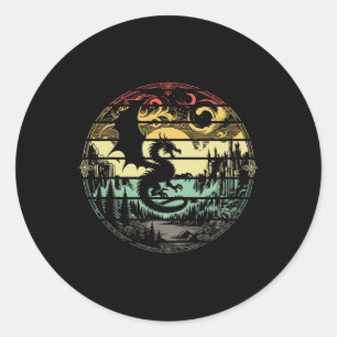 Role Playing Game Rpg Master D20 Tabletop Funny Rp Classic Round Sticker