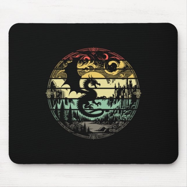 Role Playing Game Rpg Master D20 Tabletop Funny Rp Mouse Mat (Front)