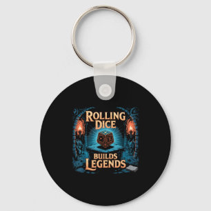 Role Playing Gamer Rpg Master D20 Tabletop Funny R Key Ring
