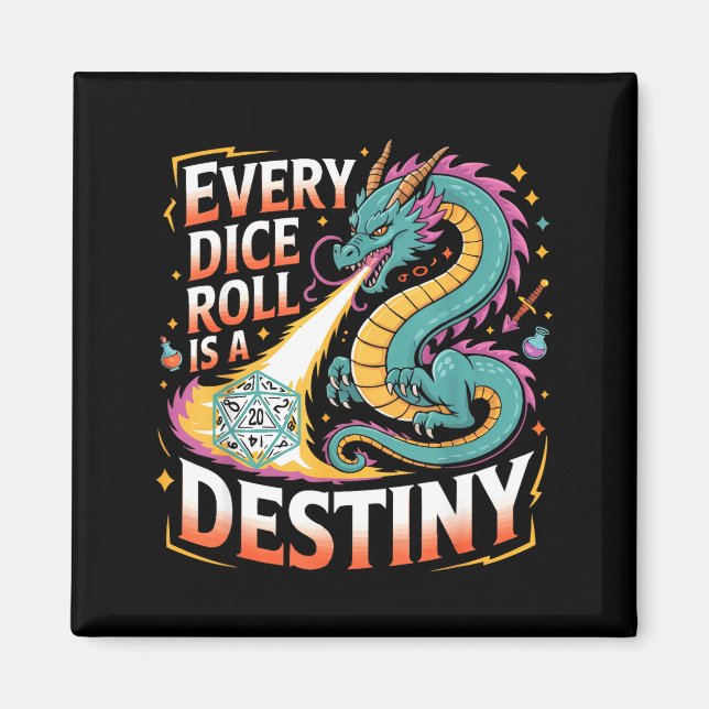 Role Playing Gamer Rpg Master D20 Tabletop Funny R Magnet (Front)