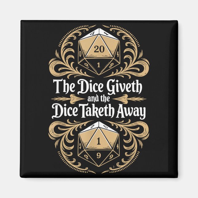 Role Playing Gamer Rpg Master D20 Tabletop Funny R Magnet (Front)
