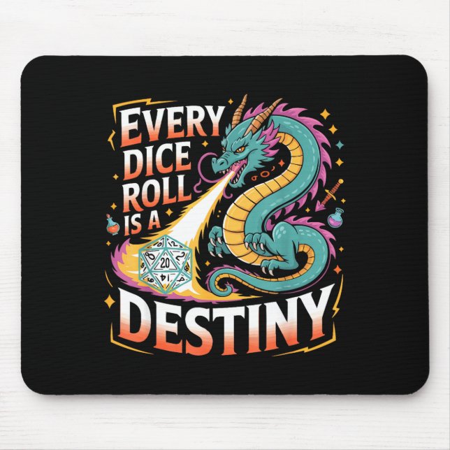 Role Playing Gamer Rpg Master D20 Tabletop Funny R Mouse Mat (Front)