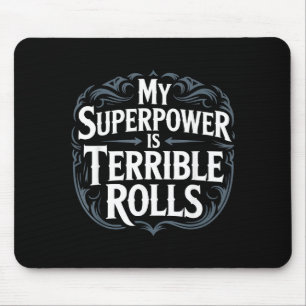 Role Playing Gamer Rpg Master D20 Tabletop Funny R Mouse Mat