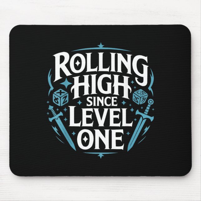Role Playing Gamer Rpg Master D20 Tabletop Funny R Mouse Mat (Front)