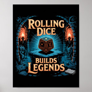 Role Playing Gamer Rpg Master D20 Tabletop Funny R Poster