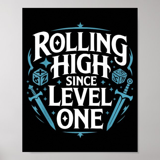 Role Playing Gamer Rpg Master D20 Tabletop Funny R Poster (Front)