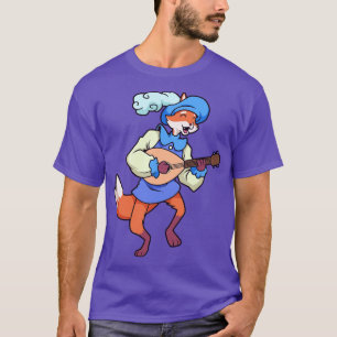 Roleplay Character Bard Minstrel Fox T-Shirt