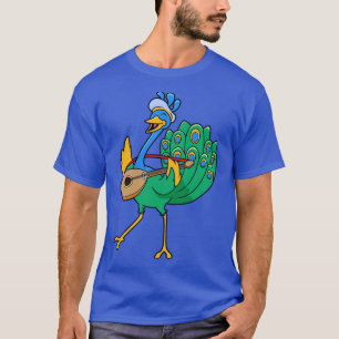 Roleplay Character Bard Minstrel Peacock T-Shirt