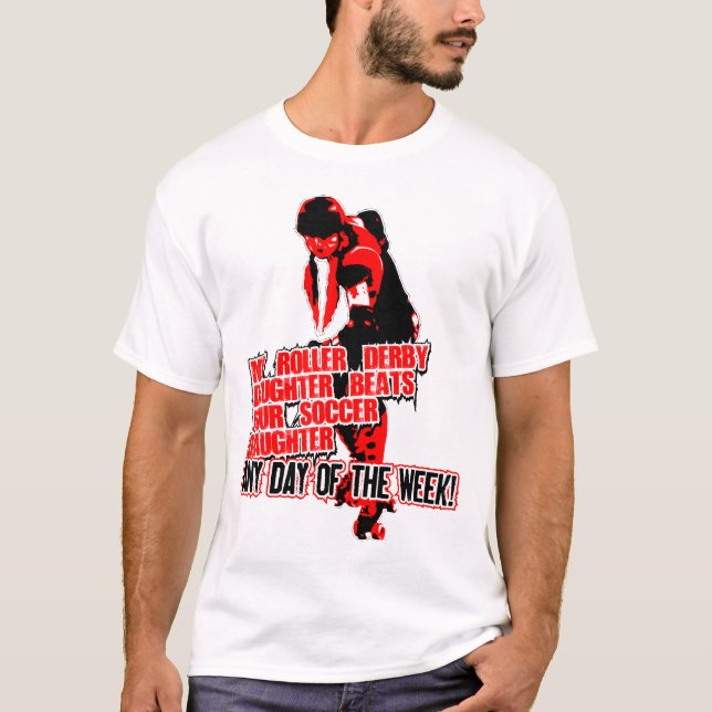 Roler Derby Black T-Shirt (Front)