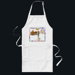 Rolf's balancing act long apron<br><div class="desc">Cool under pressure and full of style, Rolf the wolf balances with effortless confidence. Whether poised on one foot, one paw, a ball or even a stack of chairs, he brings smooth theatrical flair to the show. Rolf is a natural performer with a roguish grin. You can find lots of...</div>