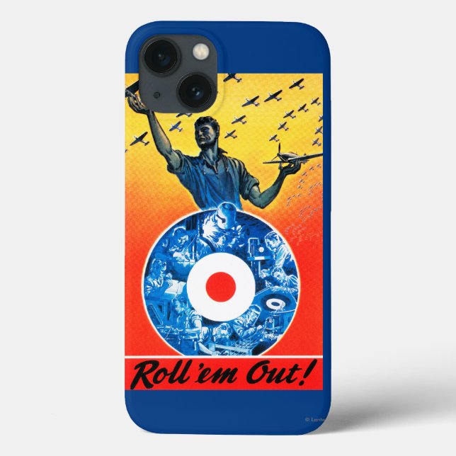 Roll 'em Out Royal Canadian Air Force Case-Mate iPhone Case (Back)