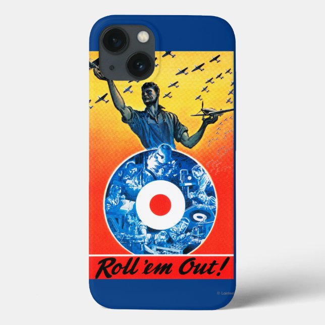 Roll 'em Out Royal Canadian Air Force Case-Mate iPhone Case (Back)