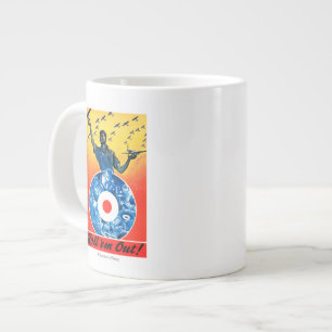 Roll 'em Out Royal Canadian Air Force Large Coffee Mug