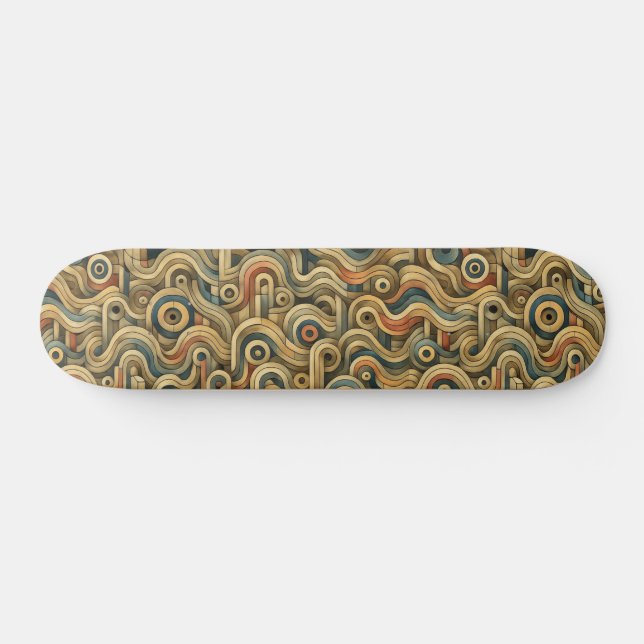 Roll into Retro Skateboard (Horz)
