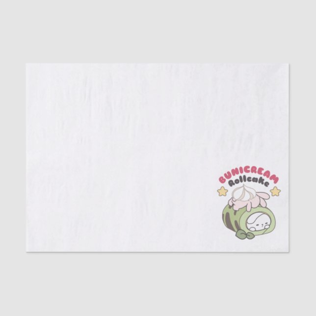 Roll Into Sweetness Bunicream Rollcake Delight Tissue Paper (Front)