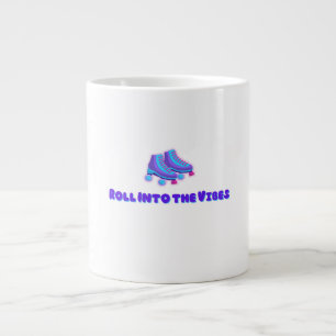 Roll Into Vibes Large Coffee Mug